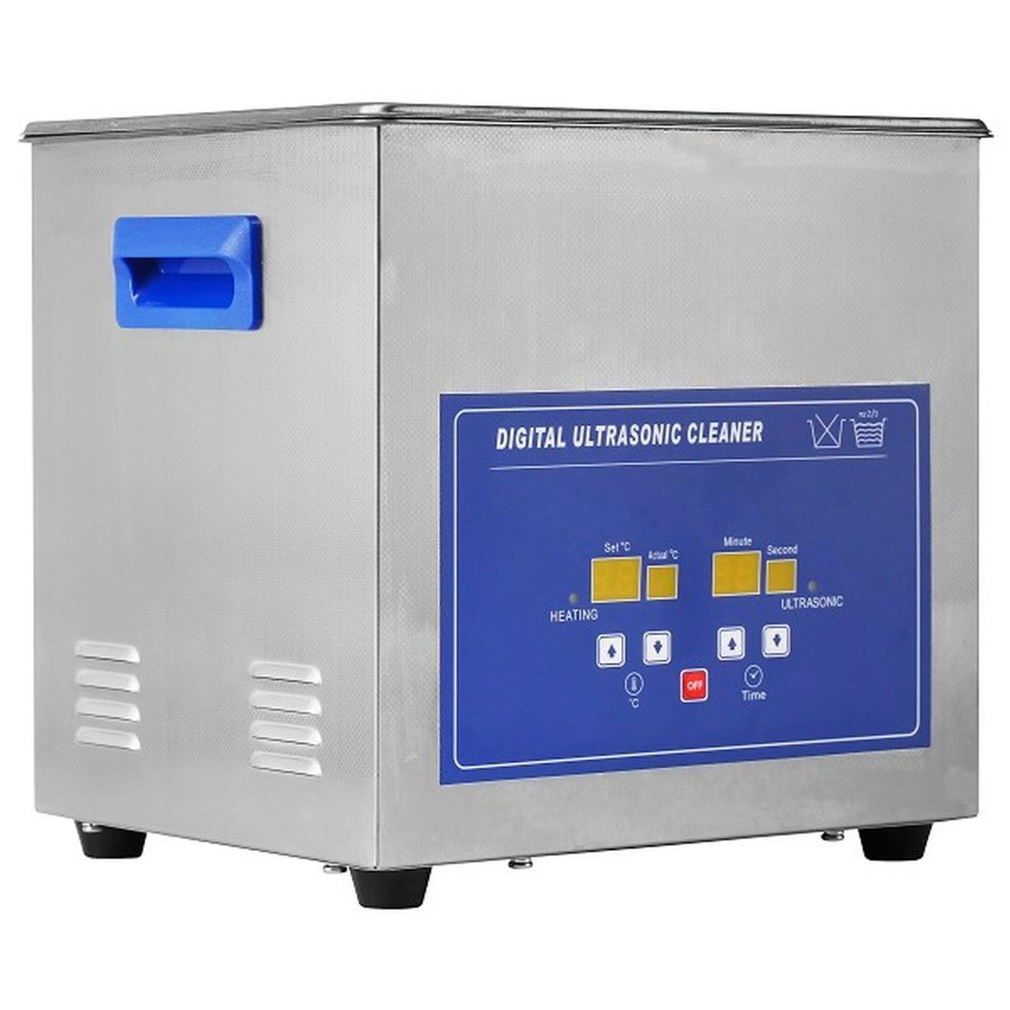 JeKen&reg; PS-G60A Ultrasonic Cleaner with Timer & Heater 20L